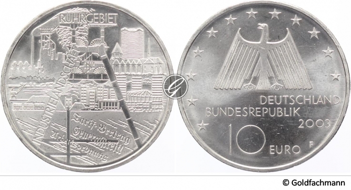 10 € 2003 - Industrielandschaft Ruhrgebiet