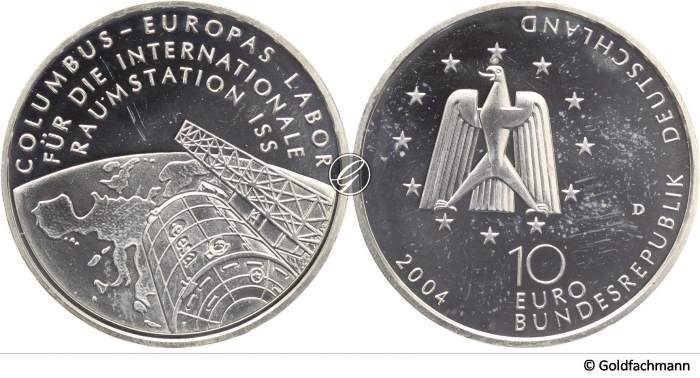 10 € 2004 - Columbus - Raumstation ISS