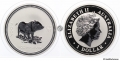 1 Oz Austr. Lunar I. 2007 Schwein 1 Oz Austr. Lunar I. 2007 Schwein