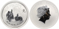 1 Oz Austr. Lunar II. 2011 Hase 1 Oz Austr. Lunar II. 2011 Hase