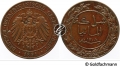 1 Pesa 1891 - Deutsch Ostafrika 1891 / ss- 1 Pesa 1891 - Deutsch Ostafrika 1891 / ss-