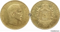 100 Francs 1857 (A) - Napoleon III. / ss+ 100 Francs 1857 (A) - Napoleon III. / ss+