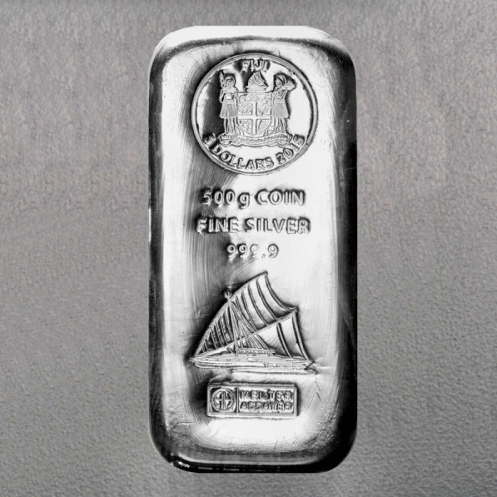500g Münzbarren Silber