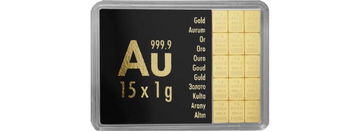 15 g Feingold Tafelbarren (15x 1g)