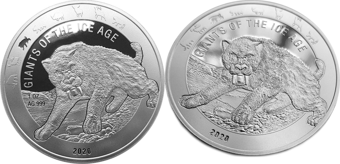 10x 1 Oz S&auml;belzahnkatze 2020 - AKTION