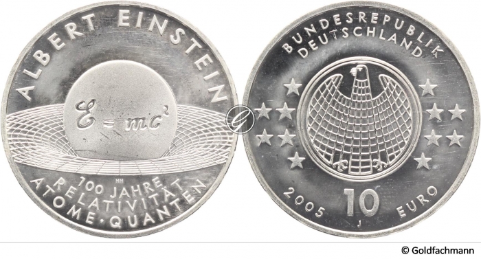 10 € 2005 - Albert Einstein