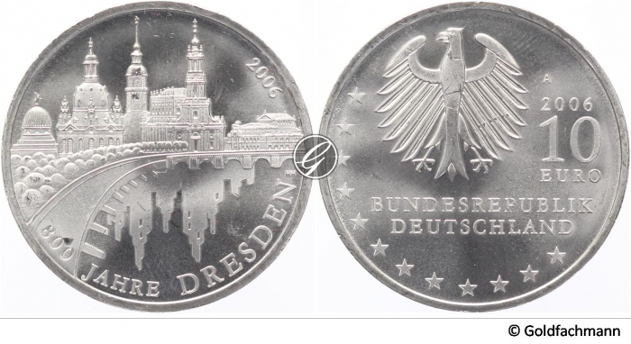 10 € 2006 - 800 Jahre Dresden