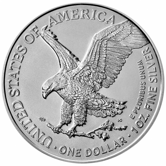 1 Oz American Eagle (Silber) - NEUES MOTIV