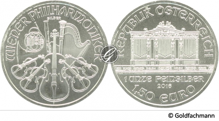 1 Oz Wiener Philharmoniker (Silber) - diff.