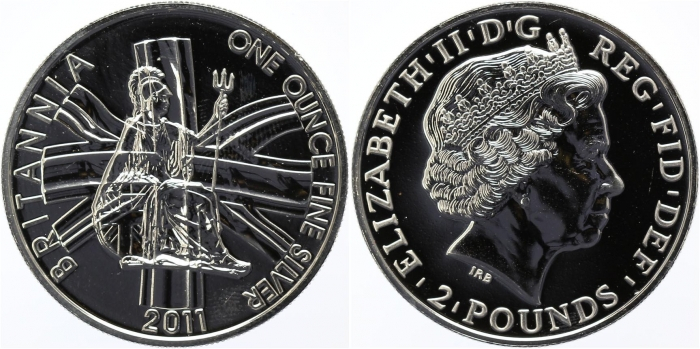 1 Oz Britannia (Silber) div. - diff.