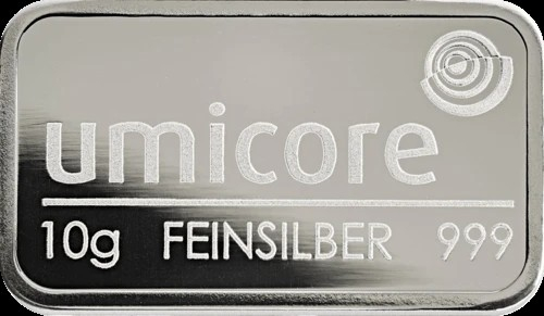 10 g Feinsilberbarren