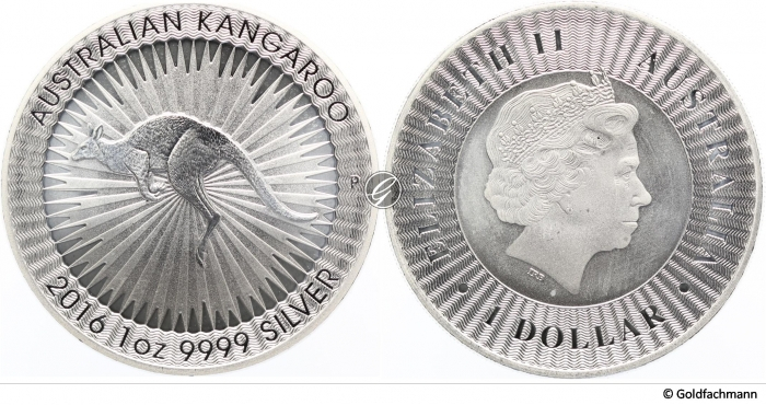 1 Oz Känguru (Silber) div. - diff.